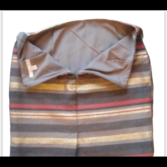 Banana Republic Multi Color Striped Skirt EUC - Picture 3 of 5